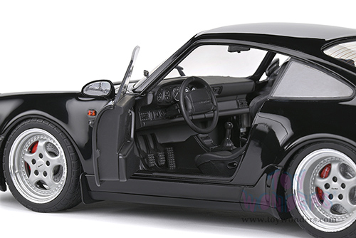 Solido - Porsche 911 (964) Turbo 3.6 Hardtop (1993, 1/18 scale diecast model car, Black) S1803404