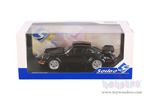 Solido - Porsche 911 (964) Turbo 3.6 Hardtop (1993, 1/18 scale diecast model car, Black) S1803404