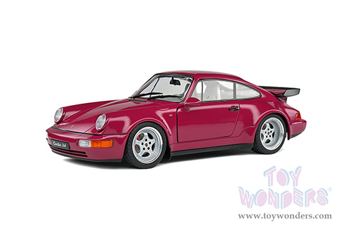 Solido - Porsche 911 (964) Turbo Sternrubin (1991, 1/18 scale diecast model car, Red) S1803406