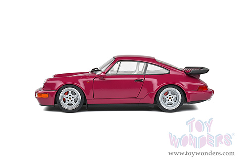 Solido - Porsche 911 (964) Turbo Sternrubin (1991, 1/18 scale diecast model car, Red) S1803406