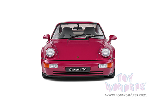 Solido - Porsche 911 (964) Turbo Sternrubin (1991, 1/18 scale diecast model car, Red) S1803406