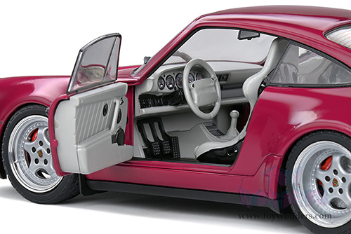 Solido - Porsche 911 (964) Turbo Sternrubin (1991, 1/18 scale diecast model car, Red) S1803406