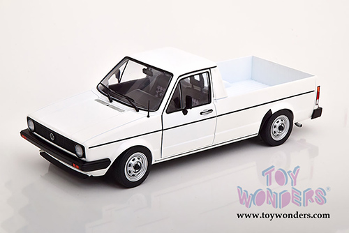 Solido - Volkswagen Caddy MK1 Pickup (1982, 1/18 scale diecast model car, White) S1803501