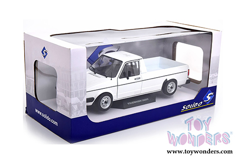 Solido - Volkswagen Caddy MK1 Pickup (1982, 1/18 scale diecast model car, White) S1803501