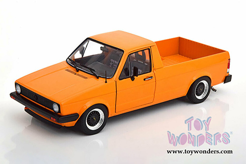 Solido - Volkswagen Caddy MK1 Pickup (1982, 1/18 scale diecast model car, Orange) S1803502