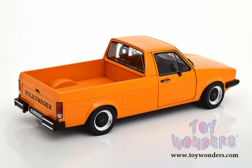Solido - Volkswagen Caddy MK1 Pickup (1982, 1/18 scale diecast model car, Orange) S1803502