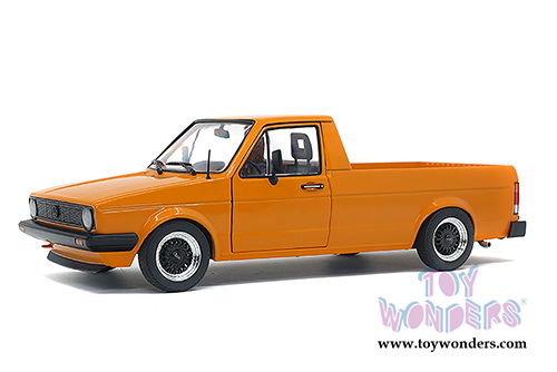 Solido - Volkswagen Caddy MK1 Pickup (1982, 1/18 scale diecast model car, Orange) S1803502