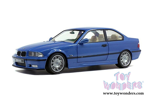 Solido - BMW E30 Coupe M3 (1990, 1/18 scale diecast model car, Blue) S1803901