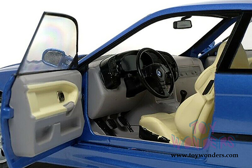 Solido - BMW E30 Coupe M3 (1990, 1/18 scale diecast model car, Blue) S1803901