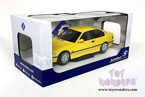 Solido - BMW E30 Coupe M3 (1990, 1/18 scale diecast model car, Yellow) S1803902