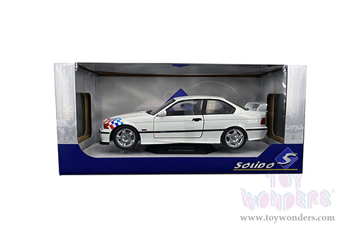 Solido - BMW E36 Coupe M3 Lightweight (1995, 1/18 scale diecast model car, White) S1803903