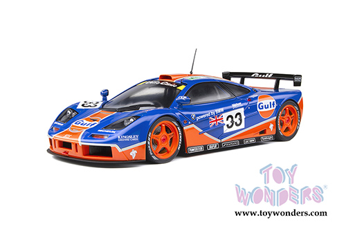 Solido Competition - McLaren F1 GTR Short Tail #33 Le Mans 24 Hour Bellm/Letho/Weaver (1996, 1/18 scale diecast model car, Blue/Orange) S1804101