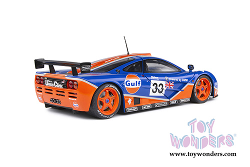 Solido Competition - McLaren F1 GTR Short Tail #33 Le Mans 24 Hour Bellm/Letho/Weaver (1996, 1/18 scale diecast model car, Blue/Orange) S1804101