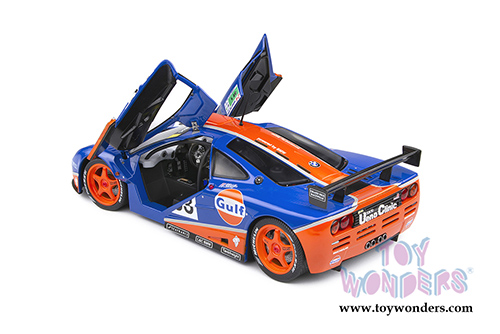 Solido Competition - McLaren F1 GTR Short Tail #33 Le Mans 24 Hour Bellm/Letho/Weaver (1996, 1/18 scale diecast model car, Blue/Orange) S1804101
