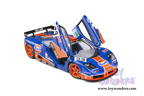 Solido Competition - McLaren F1 GTR Short Tail #33 Le Mans 24 Hour Bellm/Letho/Weaver (1996, 1/18 scale diecast model car, Blue/Orange) S1804101