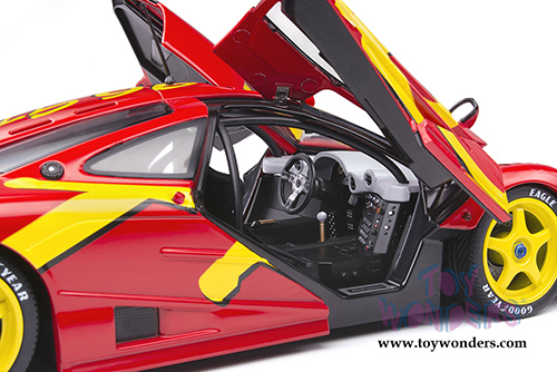 Solido - McLaren F1 GTR Short Tail Launch Livery (1996, 1/18 scale diecast model car, Red/Yellow) S1804102