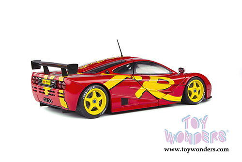 Solido - McLaren F1 GTR Short Tail Launch Livery (1996, 1/18 scale diecast model car, Red/Yellow) S1804102