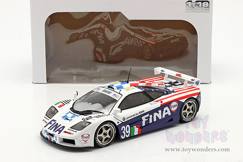 Solido Competition - McLaren F1 GTR Short Tail #39 Le Mans 24 Hour Piquet/Cecotto/Sullivan (1996, 1/18 scale diecast model car, Blue/White) S1804103