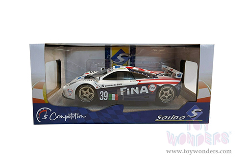 Solido Competition - McLaren F1 GTR Short Tail #39 Le Mans 24 Hour Piquet/Cecotto/Sullivan (1996, 1/18 scale diecast model car, Blue/White) S1804103