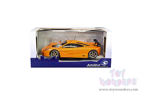 Solido - McLaren F1 GTR Short Tail Hardtop (1996, 1/18 scale diecast model car, Orange Papaya) S1804104