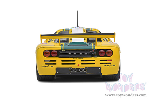 Solido Competition - McLaren F1 GTR Short Tail #51 24H of Le Mans (1995) Andy Wallace / Derek Bell / Justin Bell "Harrod's" (1/18 scale diecast model car, Yellow/Green) S1804105