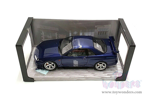 Solido - Nissan Skyline (R34) GT-R Hardtop (1999, 1/18 scale diecast model car, Midnight Purple) S1804303
