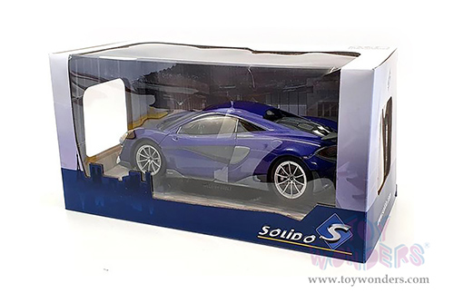 Solido - McLaren 600LT Coupe (2018, 1/18 scale diecast model car, Lantana Purple) S1804502