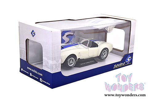 Solido - Shelby Cobra 427 S/C Convertible (1965, 1/18 scale diecast model car, Wimbledon White) S1804906