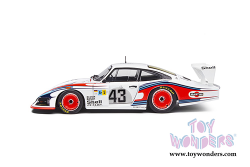 Solido - Porsche 935 Moby Dick 24H Le Mans 1978 #43 Schurti / Rolf / Stommelen (1/18 scale diecast model car, White) S1805401