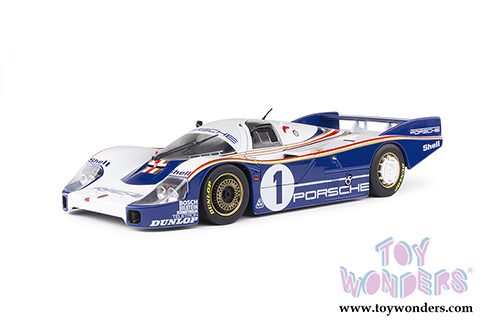 Solido - Porsche 956LH Winner 24H Le Mans 1982 ICKX / Bell #1 (1/18 scale diecast model car, White/Blue) S1805501