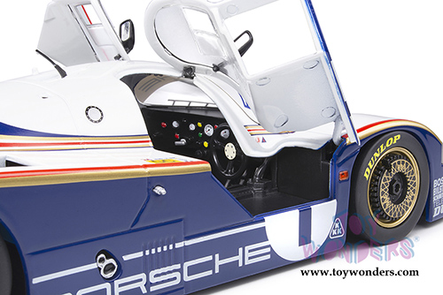 Solido - Porsche 956LH Winner 24H Le Mans 1982 ICKX / Bell #1 (1/18 scale diecast model car, White/Blue) S1805501