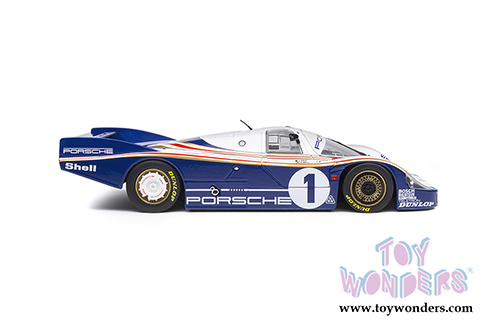 Solido - Porsche 956LH Winner 24H Le Mans 1982 ICKX / Bell #1 (1/18 scale diecast model car, White/Blue) S1805501