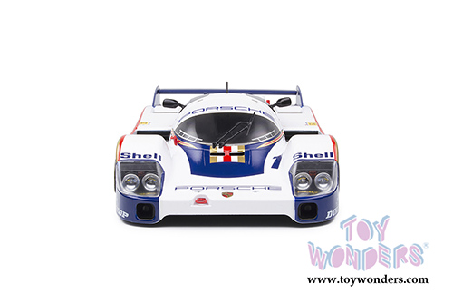 Solido - Porsche 956LH Winner 24H Le Mans 1982 ICKX / Bell #1 (1/18 scale diecast model car, White/Blue) S1805501