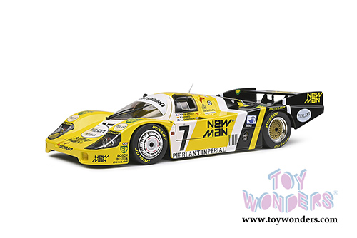 Solido Competition - Porsche 956LH #7 H. Pescarolo - K. Ludwig - S. Johansson "New-Man" Winner 24H of Le Mans (1984) (1/18 scale diecast model car, Yellow) S1805502