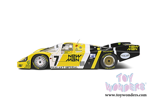 Solido Competition - Porsche 956LH #7 H. Pescarolo - K. Ludwig - S. Johansson "New-Man" Winner 24H of Le Mans (1984) (1/18 scale diecast model car, Yellow) S1805502