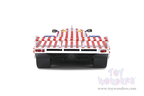 Solido Competition - Porsche 956LH RHD #8 G. Follmer - J. Morton - K. Miller "Spirit of America" 24H of Le Mans (1986, 1/18 scale diecast model car, Red/White/Blue) S1805503