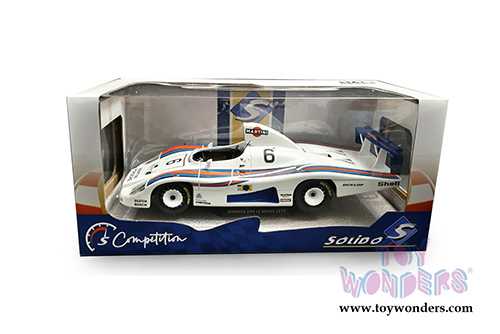 Solido - Porsche 936 24H Le Mans 1977 Wollek / Barth / ICKX #6 (1/18 scale diecast model car, White/Blue) S1805601