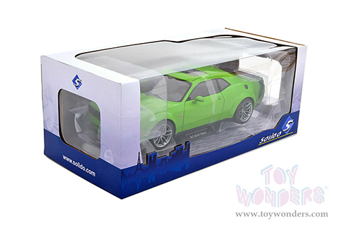 Solido - Dodge Challenger R/T Scat Pack Widebody (2020, 1/18 scale diecast model car, Green) S1805704