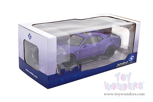 Solido - Dodge Challenger R/T Scat Pack Widebody (2020, 1/18 scale diecast model car, Plum Crazy) S1805705