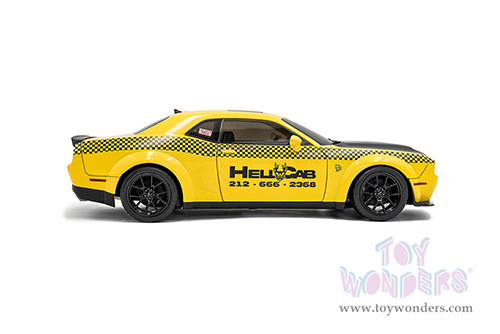 Solido - Dodge Challenger SRT Hellcat Redeye Widebody Taxi "NYC Hellcab" (2023, 1/18 scale diecast model car, Yellow) S1805716