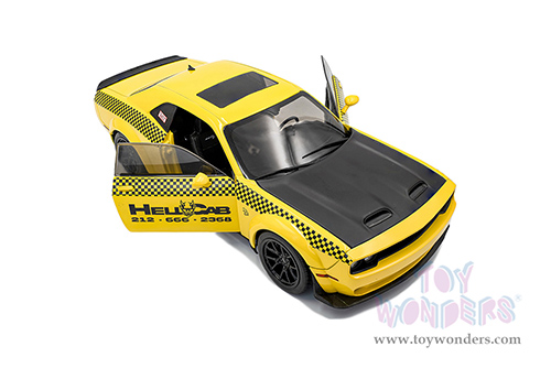 Solido - Dodge Challenger SRT Hellcat Redeye Widebody Taxi "NYC Hellcab" (2023, 1/18 scale diecast model car, Yellow) S1805716