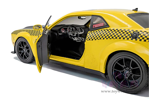 Solido - Dodge Challenger SRT Hellcat Redeye Widebody Taxi "NYC Hellcab" (2023, 1/18 scale diecast model car, Yellow) S1805716