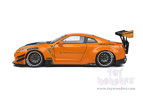 Solido - Nissan LB Works GT35 Type 2 (2020, 1/18 scale diecast model car, Orange) S1805803