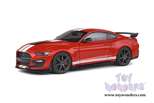 Solido - Ford Mustang GT500 Fast Track Hardtop (2020, 1/18 scale diecast model car, Racing Red) S1805903