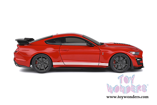 Solido - Ford Mustang GT500 Fast Track Hardtop (2020, 1/18 scale diecast model car, Racing Red) S1805903