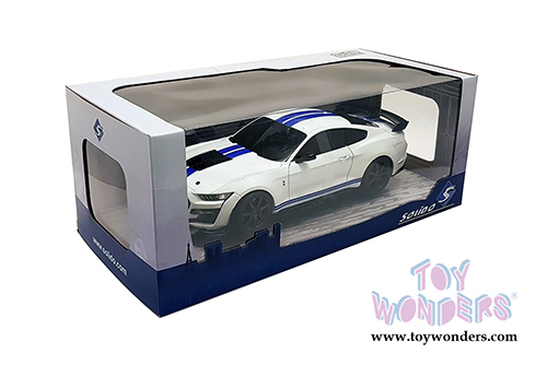 Solido - Ford Mustang GT500 Fast Track Hardtop (2020, 1/18 scale diecast model car, Oxford White) S1805904