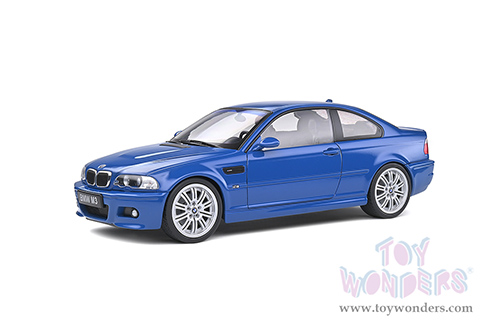 Solido - BMW E46 M3 Coupé (2000, 1/18 scale diecast model car, Laguna Seca Blue) S1806502