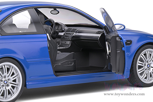 Solido - BMW E46 M3 Coupé (2000, 1/18 scale diecast model car, Laguna Seca Blue) S1806502