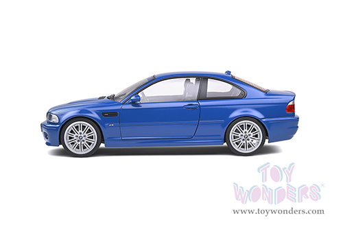 Solido - BMW E46 M3 Coupé (2000, 1/18 scale diecast model car, Laguna Seca Blue) S1806502