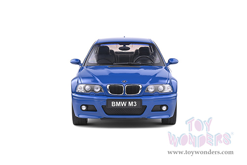 Solido - BMW E46 M3 Coupé (2000, 1/18 scale diecast model car, Laguna Seca Blue) S1806502